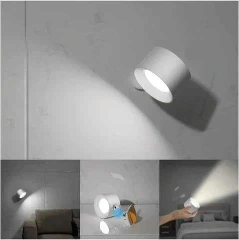 BowLift | Battery Operated Wall Light | Rechargeable, 360° Adjustable & Wireless for Modern Interiors