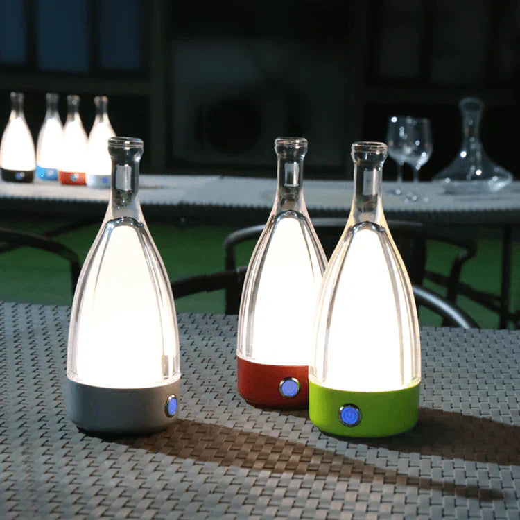 BowLift | CorkGlow - Wine Bottle Table Lamp