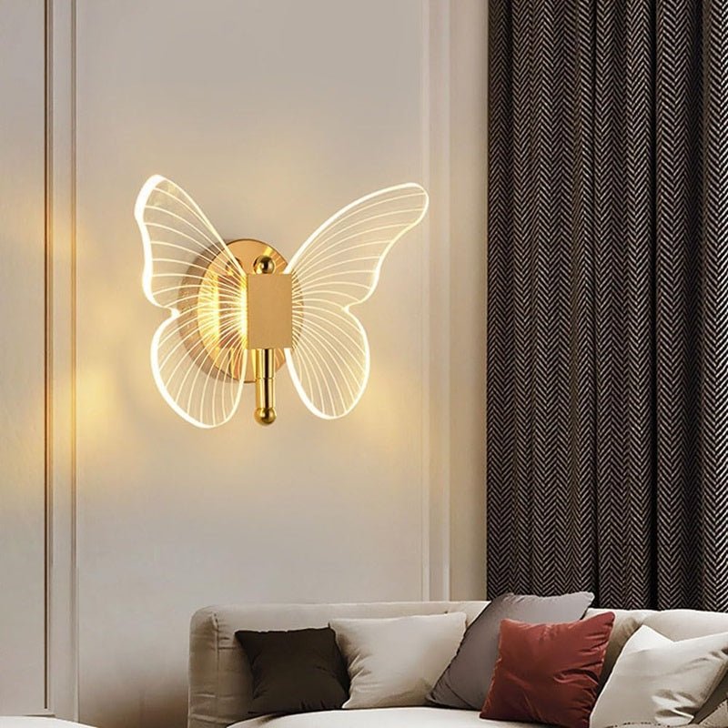 BowLift | FloraVyne LED Wall Light – Butterfly-shaped design lamp with 3 light modes energy-saving and elegant