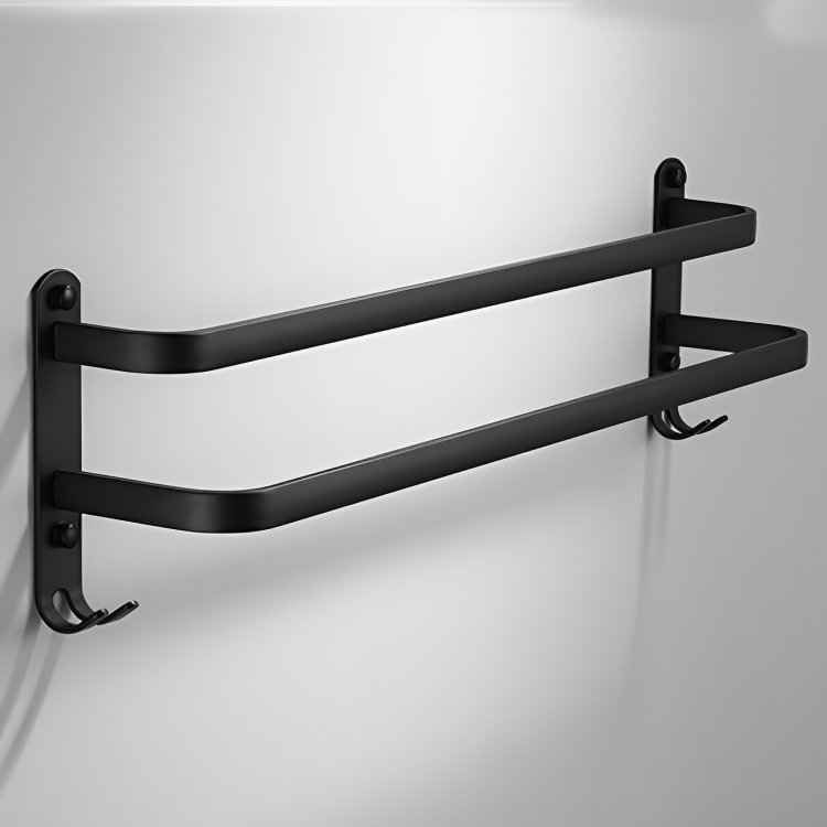 BowLift | Hanging Bathroom Shelf with Practical Towel Holder