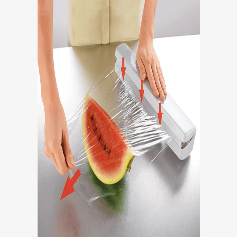 BowLift | Food packaging dispenser – Plastic, foil, baking paper, cling film cutter