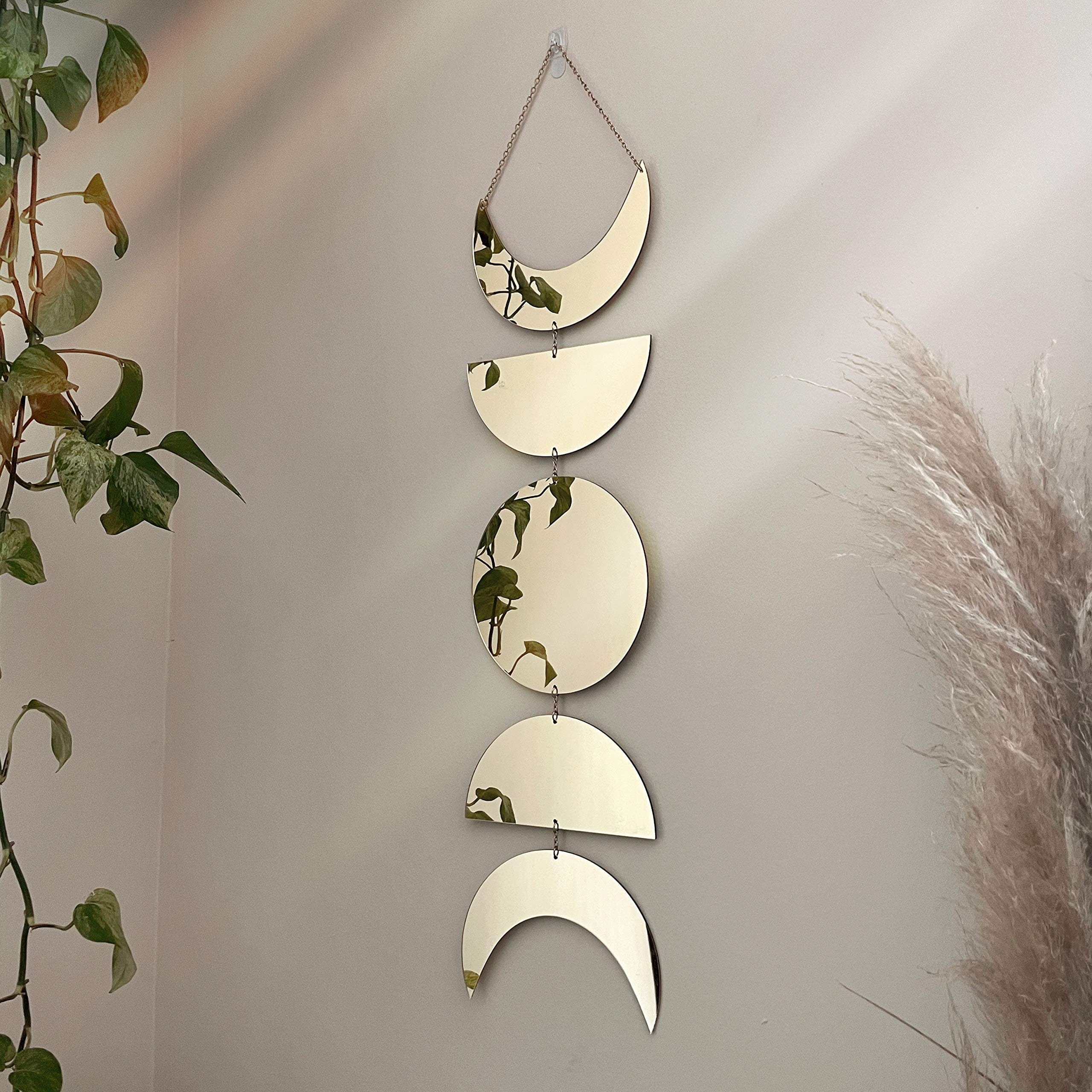 BowLift | Moon phases mirror wall hanging