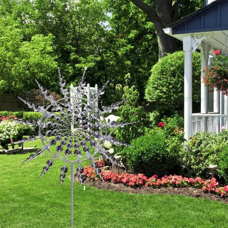BowLift | Anti-Rust Kinetic Metal Wind Spinner Windmill for Outdoor Garden Decor & Landscaping