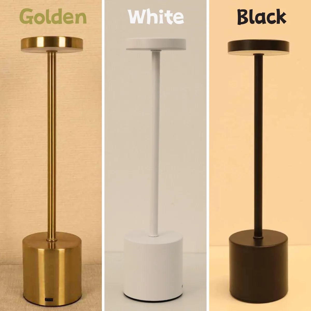 BowLift | Wireless Metal LED Table Lamp - LumiMetal