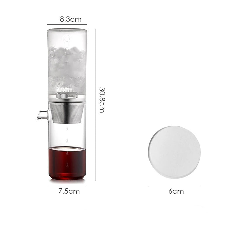 BowLift | Adjustable Glass Drip Cold Coffee Brewer
