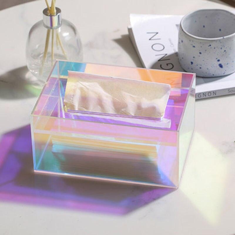 BowLift | Iridescent Acrylic Tissue Box