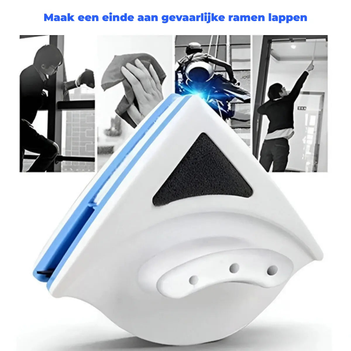 BowLift | Magnetic Window Cleaner — double-sided glass cleaning device with safety lock