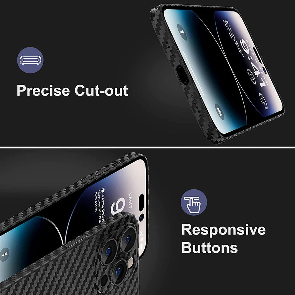 BowLift | 0.3mm Ultra Thin Texture Matte Hard Shell For iPhone