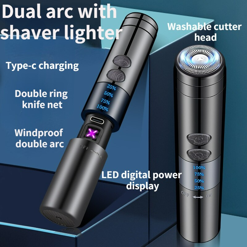 BowLift | Built-in Lighter Windproof Rechargeable Beard Trimmer