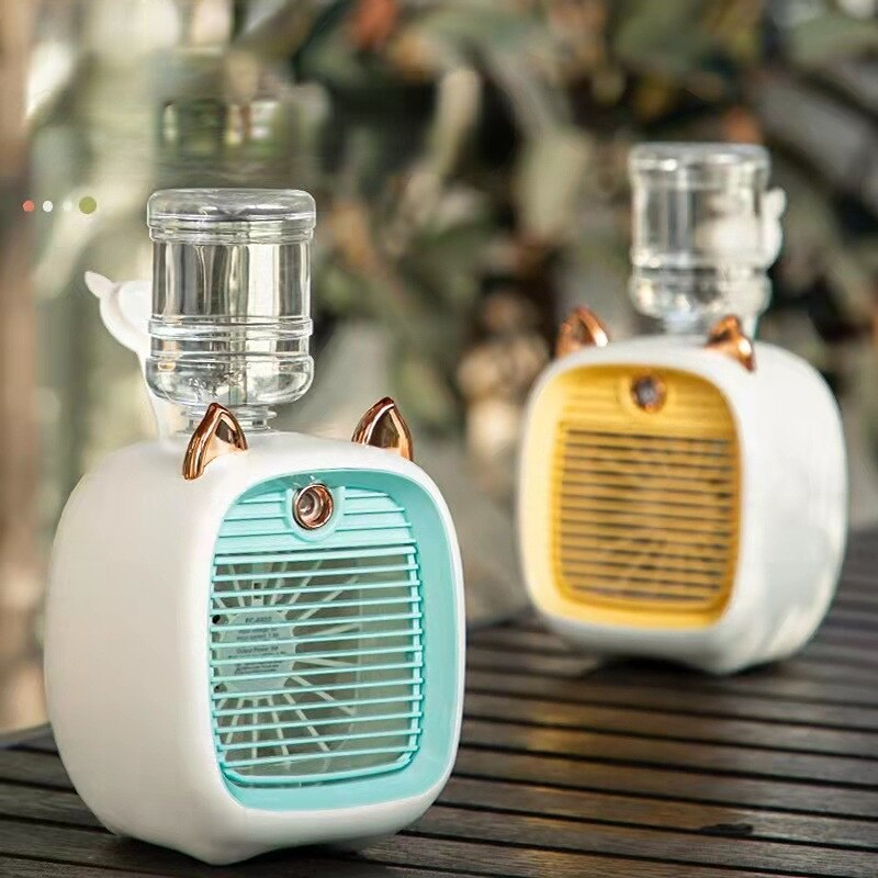 BowLift | Portable Air Cooling Fan Mini Humidifier
