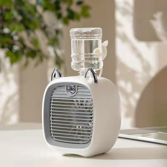 BowLift | Portable Air Cooling Fan Mini Humidifier