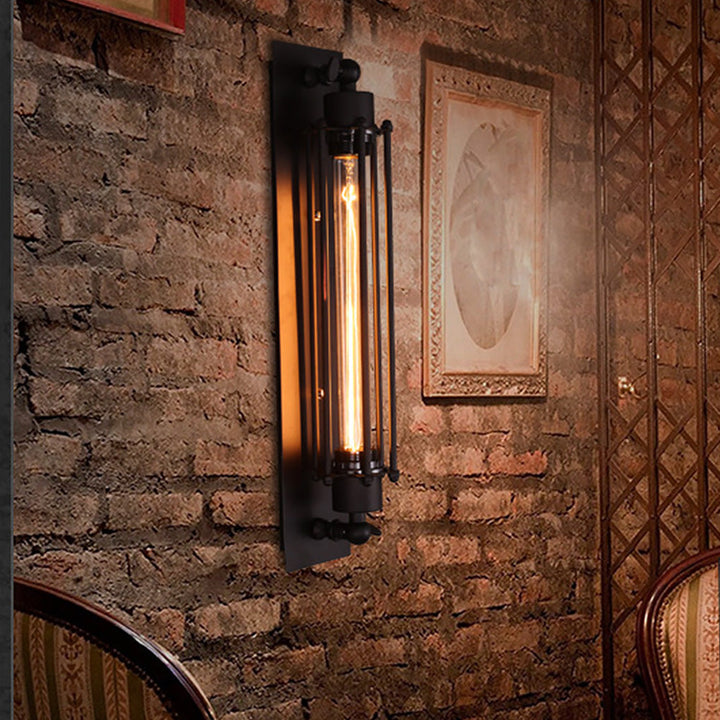 BowLift | Wall light vintage industrial iron sconce