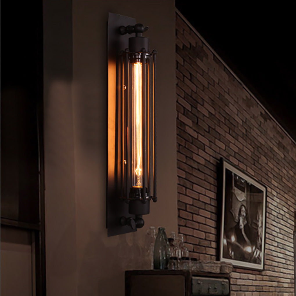 BowLift | Wall light vintage industrial iron sconce