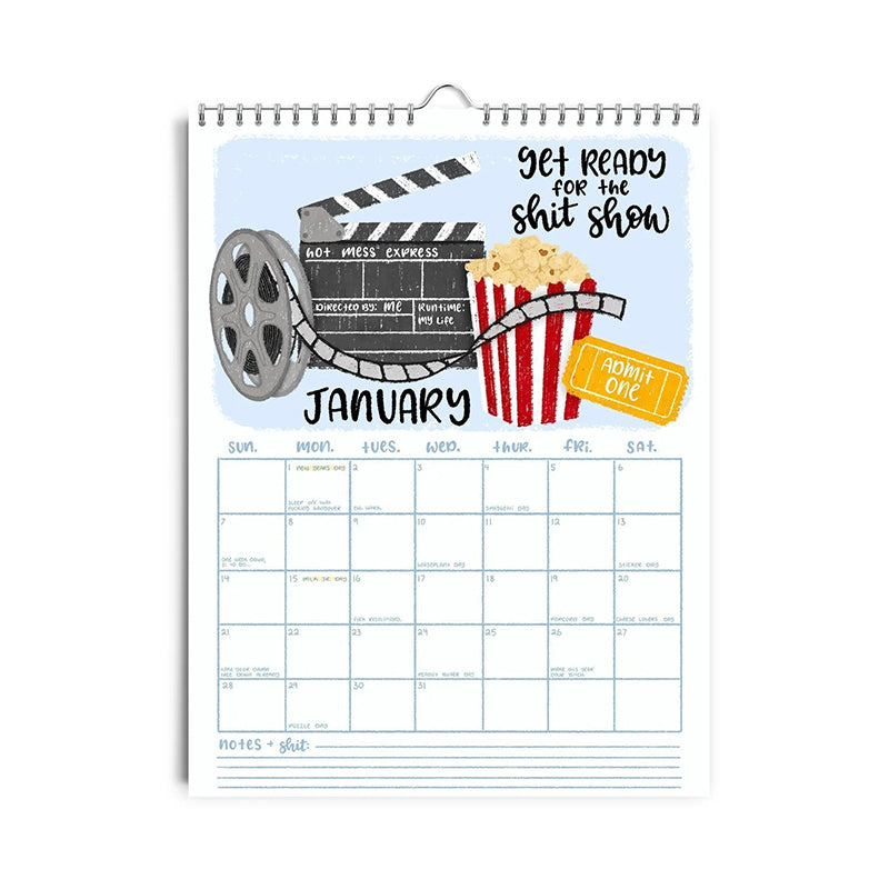 BowLift | HERE WE GO AGAIN DAMN IT 2025 CALENDAR