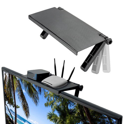 BowLift | Adjustable TV Computer Top Storage Shelf