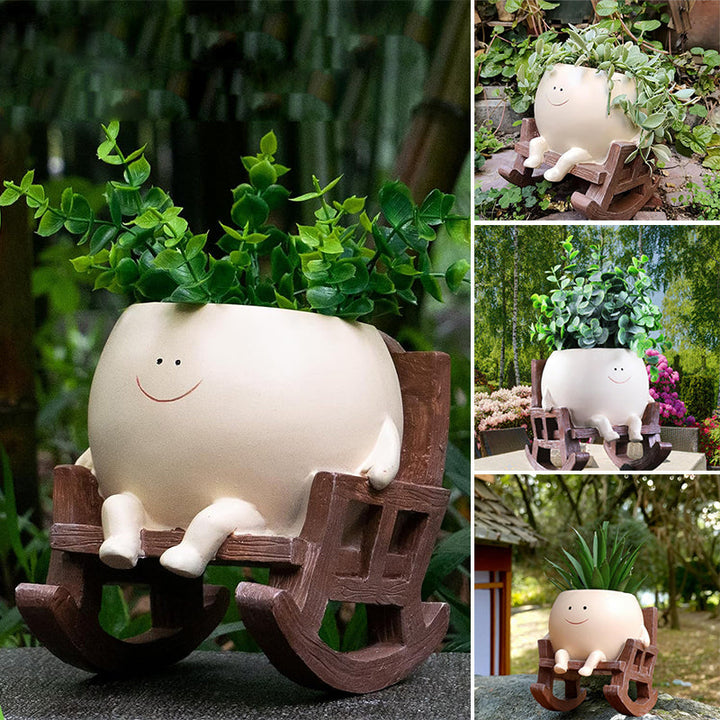 BowLift | Smiley Face Plant Pot