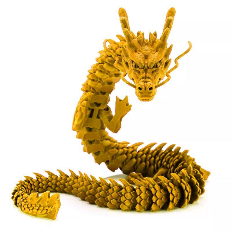 BowLift | 3D-printed posable dragon
