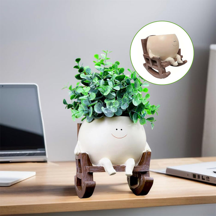 BowLift | Smiley Face Plant Pot