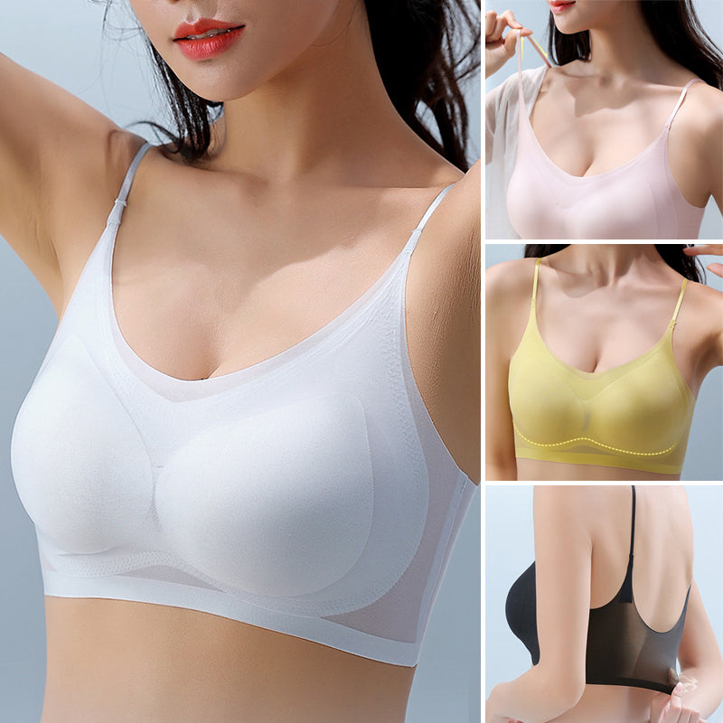 BowLift | Ultra-thin summer comfort bra made from ice silk in plus size
