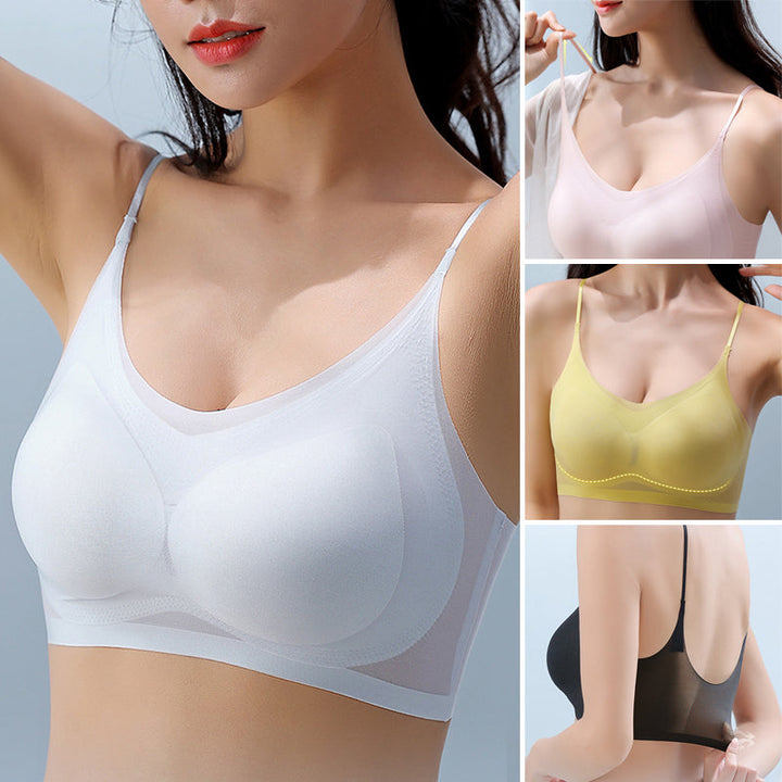 BowLift | Ultra-thin summer comfort bra made from ice silk in plus size