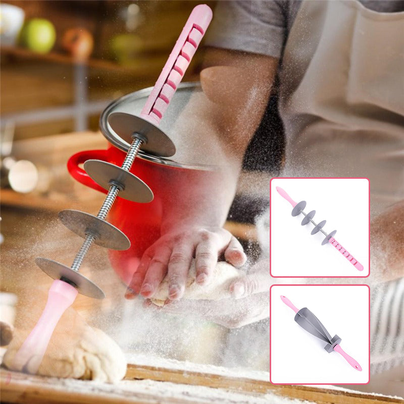 Multi-purpose Rolling Pin for Cutting Dough | Bowlift