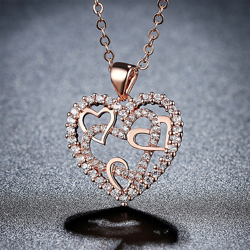 BowLift | Necklace with interlocking hearts