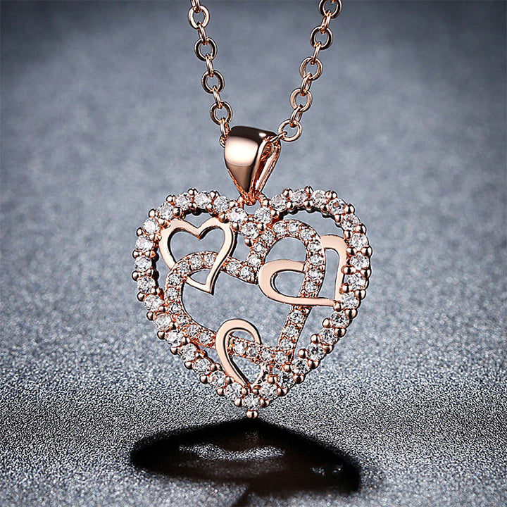 BowLift | Necklace with interlocking hearts