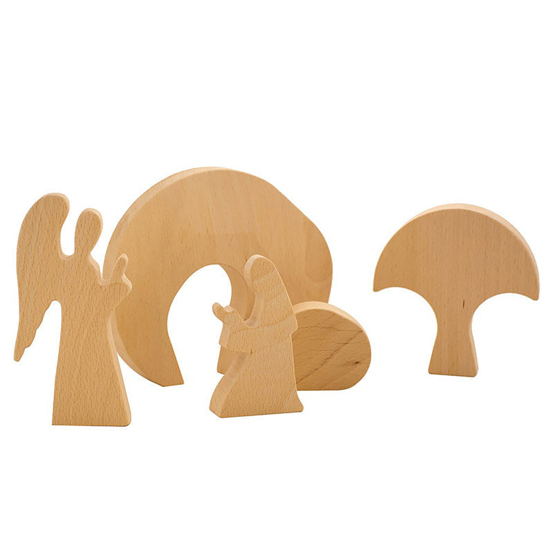 Wood Decoration Easter Scene | Bowlift