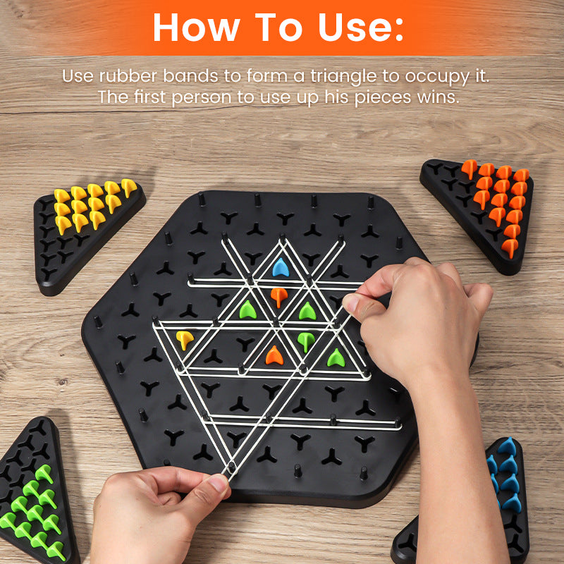 BowLift | Chain Triangle Chess Game, 2 to 4 Players