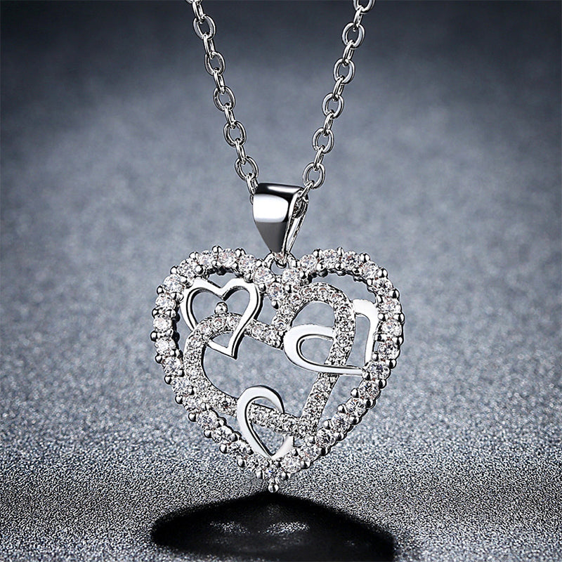 BowLift | Necklace with interlocking hearts