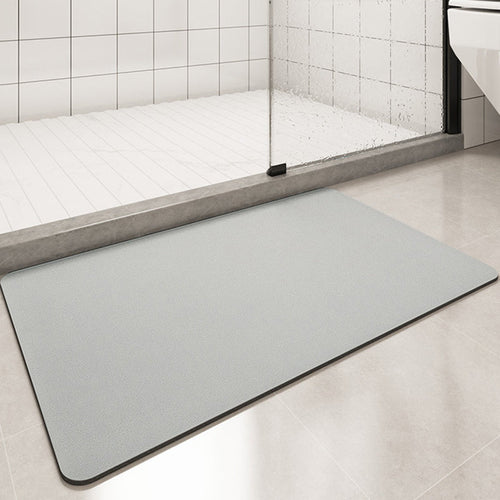 Solid Color Anti-Slip Bath Mat Soft Quick-Dry Washable Shower Mat | Bowlift