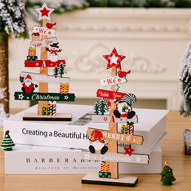 BowLift | Christmas Snowman Old Man Wooden Ornament