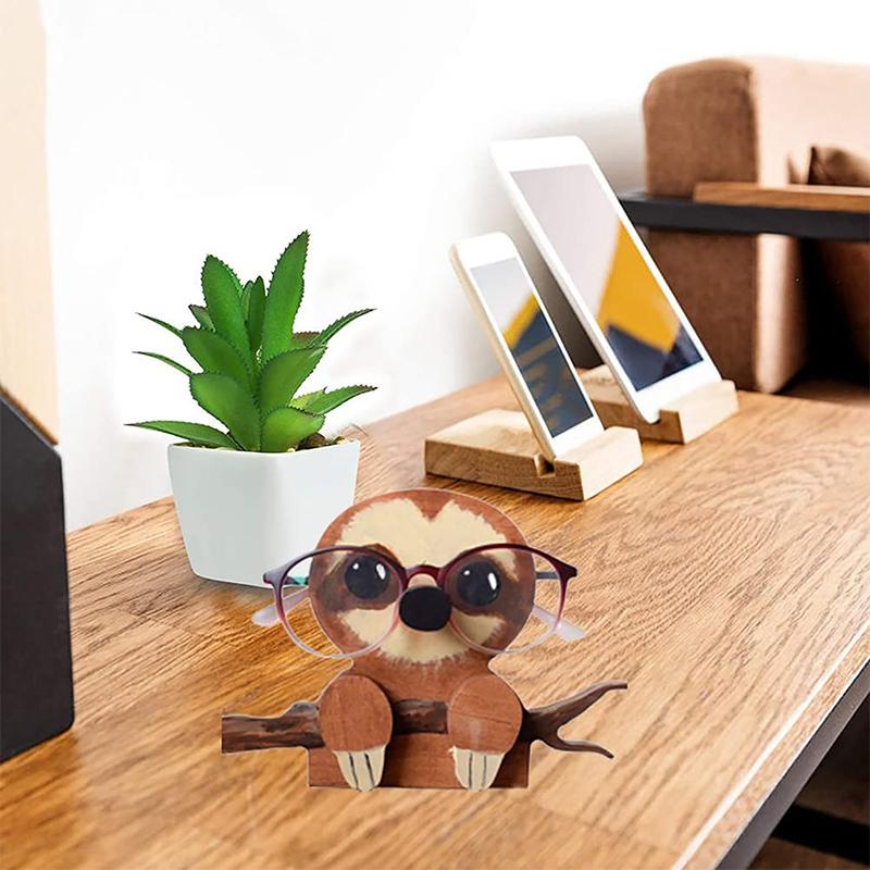 Cute wooden glasses case in animal shape | Bowlift