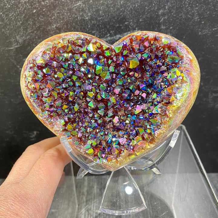Angel Aura Heart Shaped Crystal | Bowlift