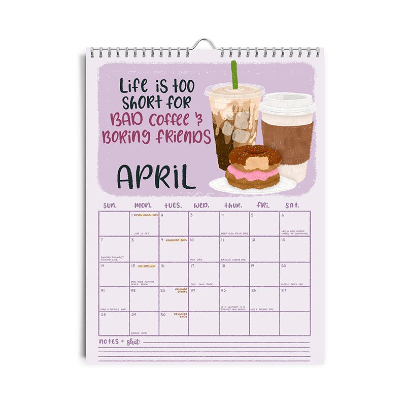 BowLift | HERE WE GO AGAIN DAMN IT 2025 CALENDAR