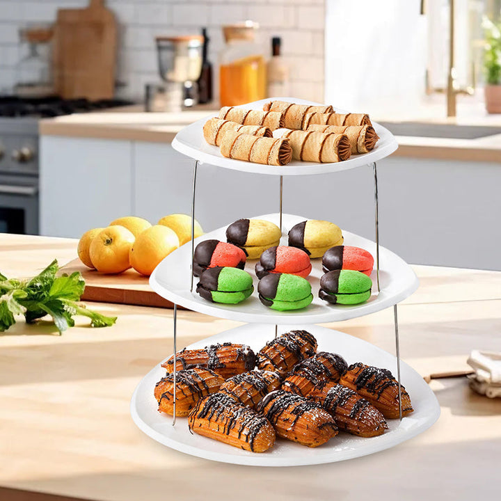 BowLift | Collapsible Party Tray, 3 Tier