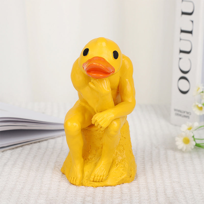 BowLift | New funny thinker middle-finger duck