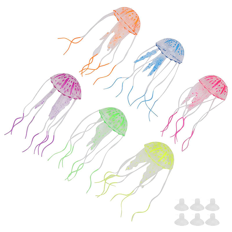 BowLift | Fish tank landscape simulation transparent fluorescent jellyfish