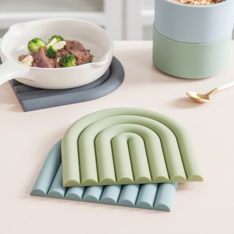 BowLift | Rainbow Silicone Table Mat Coaster