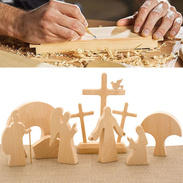 Easter Scene Wooden Decoration | Bowlift