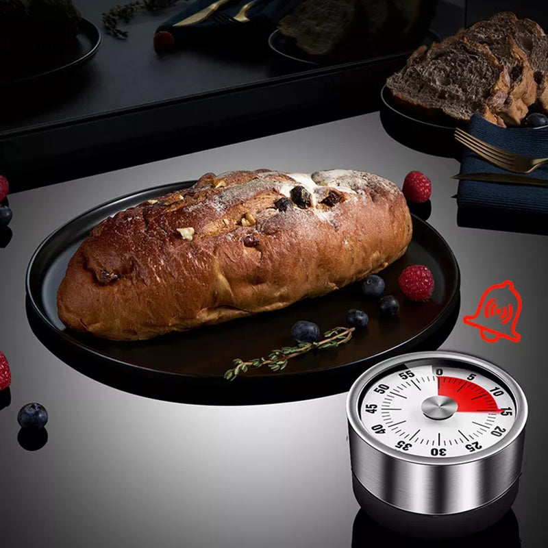 BowLift | Stainless Steel Kitchen Clock