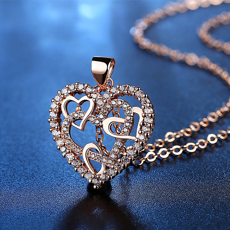 BowLift | Necklace with interlocking hearts