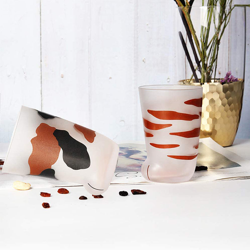Cute Cat Paw Glass Cup | Bowlift