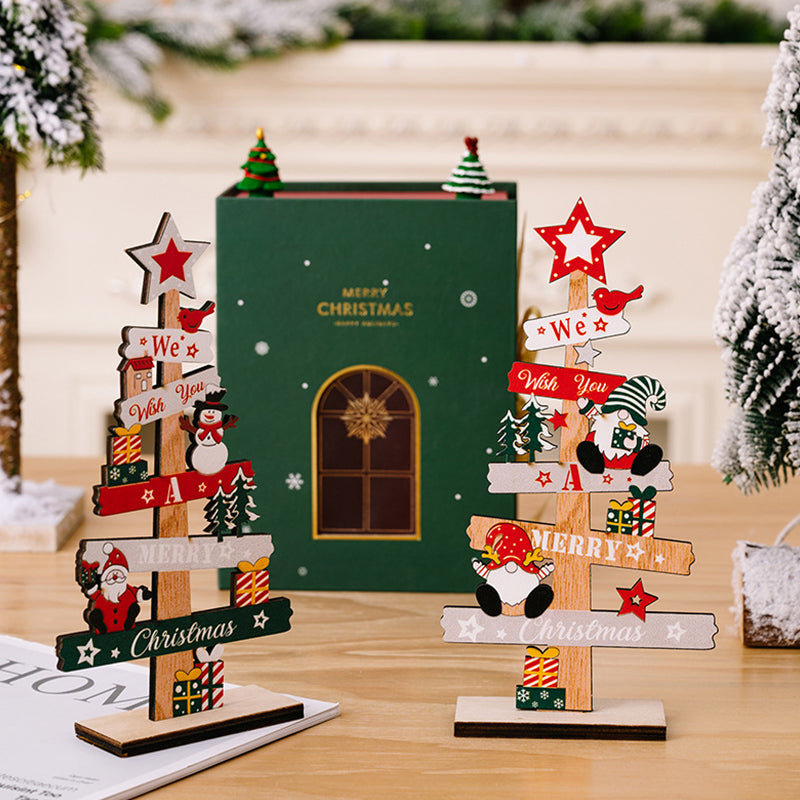 BowLift | Christmas Snowman Old Man Wooden Ornament