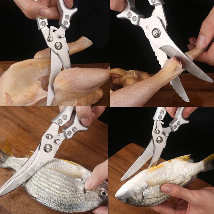 BowLift | Stainless Steel Bone-Cut Kitchen Scissors