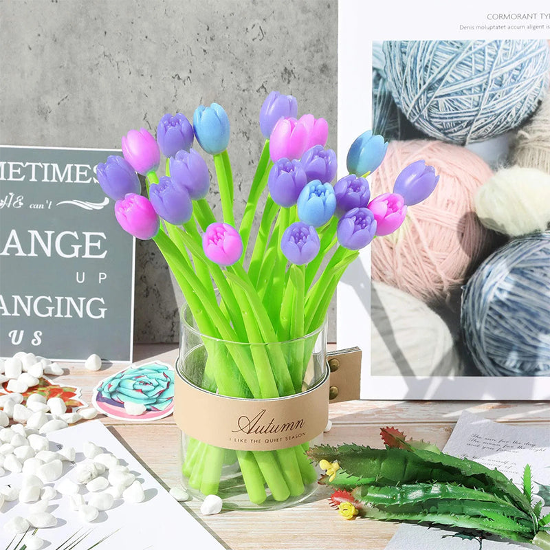 Color changing tulip ballpoint pens | Bowlift