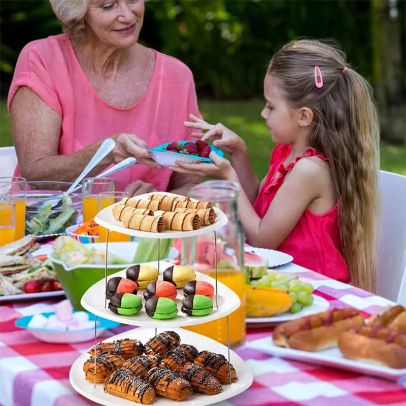 BowLift | Collapsible Party Tray, 3 Tier