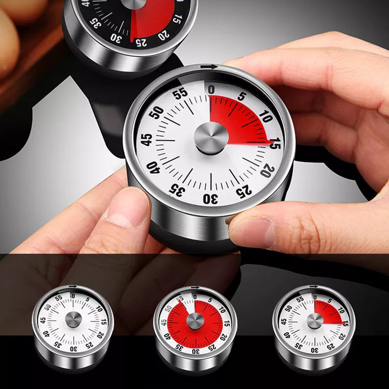 BowLift | Stainless Steel Kitchen Clock