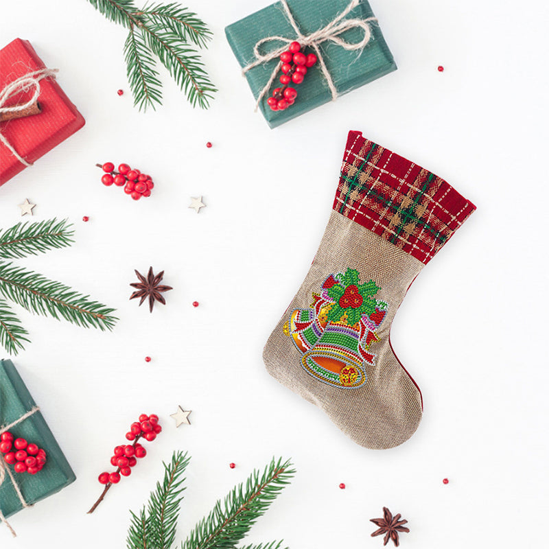BowLift | Diamond Painting Xmas Rhinestone Sock Embroidery Mosaic Gift Bag