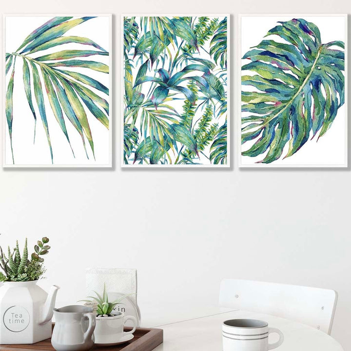 BOTANICAL Set of 3 Art PRINTS from Original Watercolor Print | Bowlift